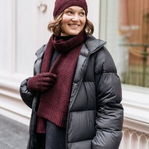 Two Blind Brothers Maroon Cuncky Scarf